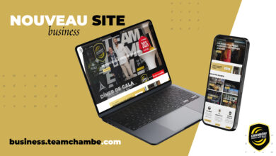 Nouveau site Business pour la Team Chambé