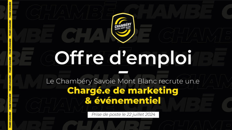 Offre d'emploi : Chargé.e de marketing & événementiel