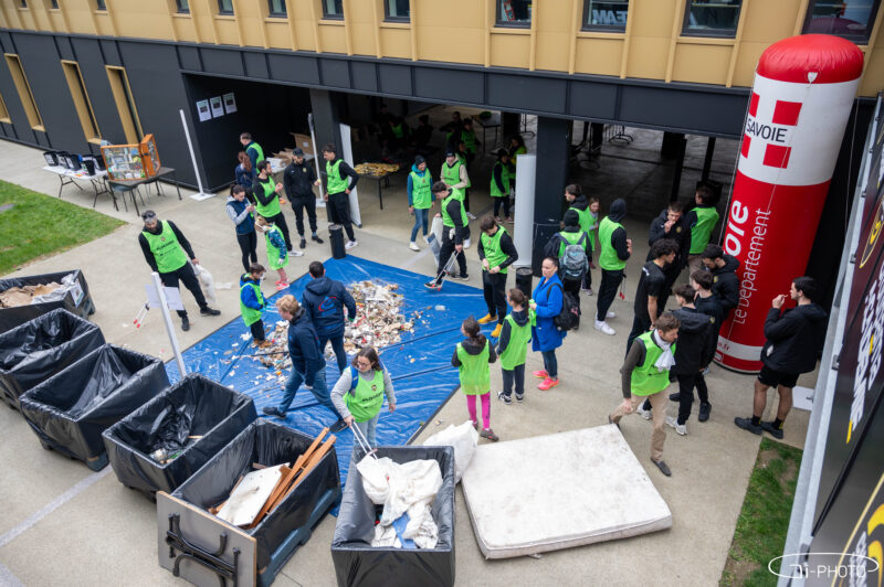 Chambéry débarrassée de 468kg de déchets grâce au Plogging