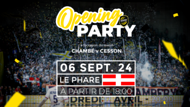 Chambé v Cesson & Opening Party : les infos pratiques