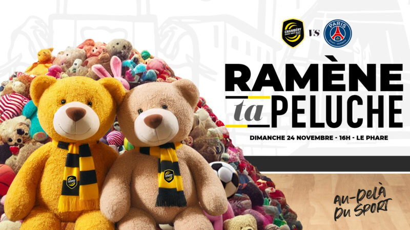 Ramène ta peluche avec la Team Chambé !