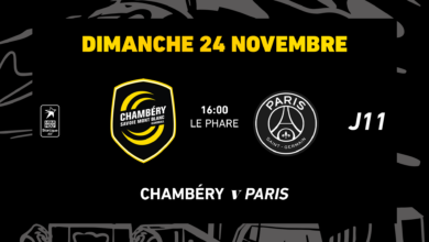 Chambéry vs Paris : Les infos pratiques