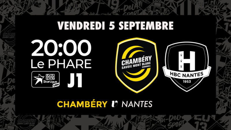 Chambéry v Nantes : Billetterie ouverte !