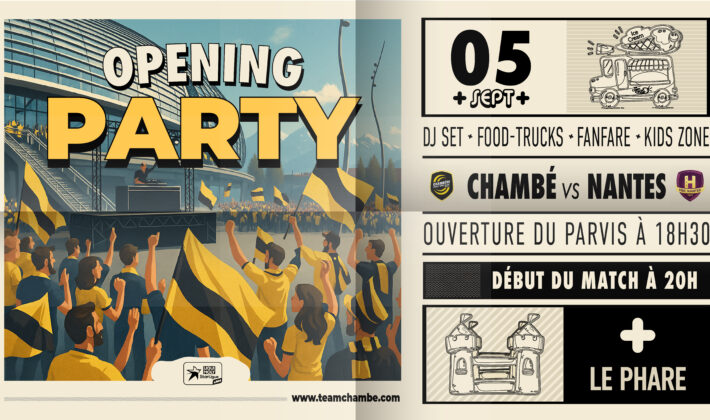 Les infos de l'Opening Party : Chambé v Nantes