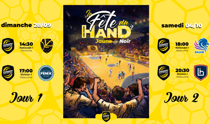 Fête du hand 25/26 : Chambé vs Toulouse &amp; Chambé vs Limoges