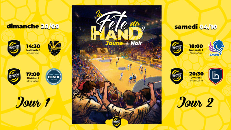 Fête du hand 25/26 : Chambé vs Toulouse &amp; Chambé vs Limoges