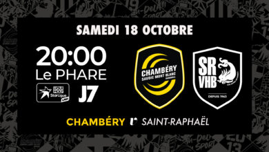 Chambéry v Saint-Raphaël : billetterie ouverte !