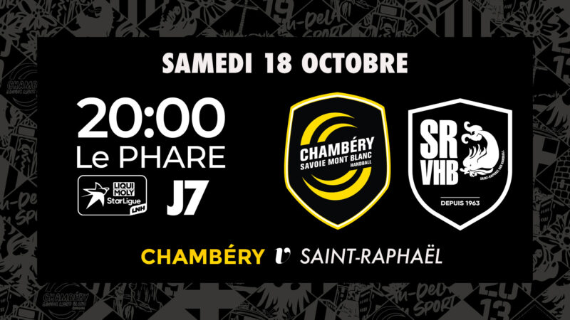 Chambéry v Saint-Raphaël : billetterie ouverte !