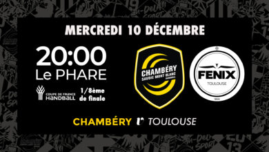 Chambéry v Toulouse (1/8 finale Coupe de France) : billetterie ouverte !