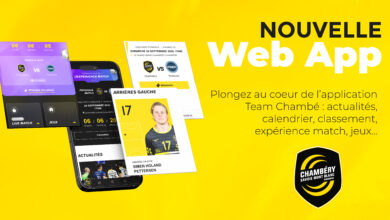 Nouvelle Web App de la Team Chambé !