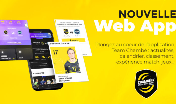 Nouvelle Web App de la Team Chambé !