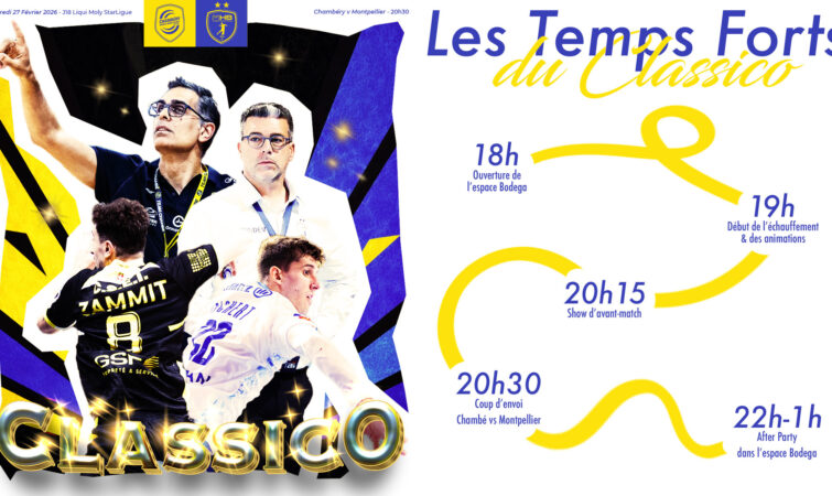 Chambéry vs Montpellier : Classico et Bodega - Les infos pratiques