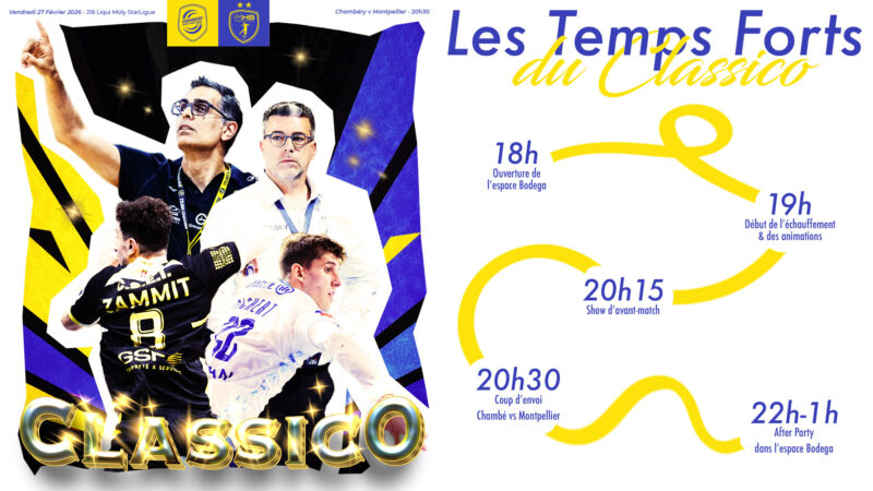 Chambéry vs Montpellier : Classico et Bodega - Les infos pratiques