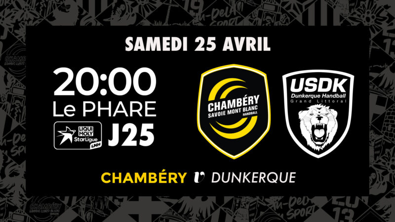 🎟️ Chambéry - Dunkerque : billetterie ouverte