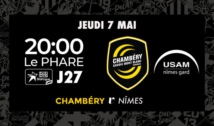 🎟️ Chambéry - Nîmes : billetterie ouverte