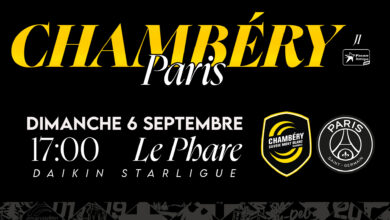 Chambéry v Paris : Billetterie ouverte !