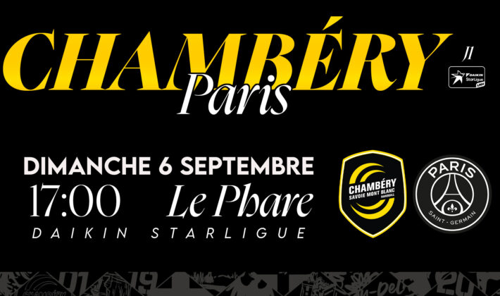 Chambéry v Paris : Billetterie ouverte !