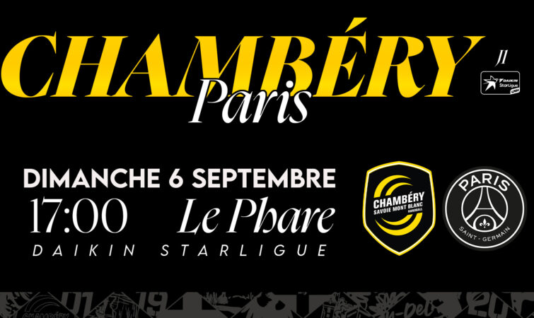Chambéry v Paris : Billetterie ouverte !