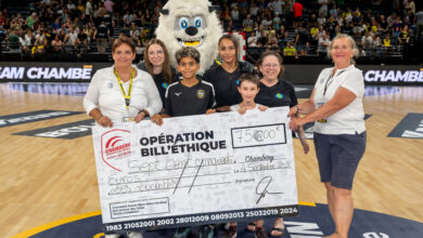 Un don de 750€ pour l'association Les Lucioles !