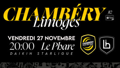 Chambéry vs Limoges : vendredi 27 novembre