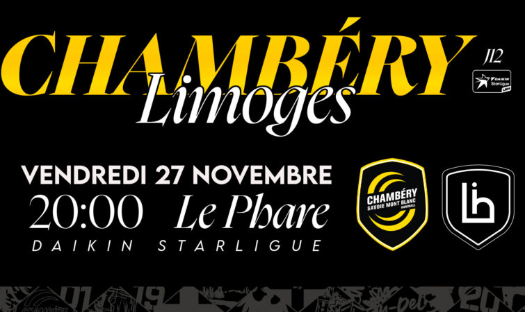 Chambéry vs Limoges : vendredi 27 novembre